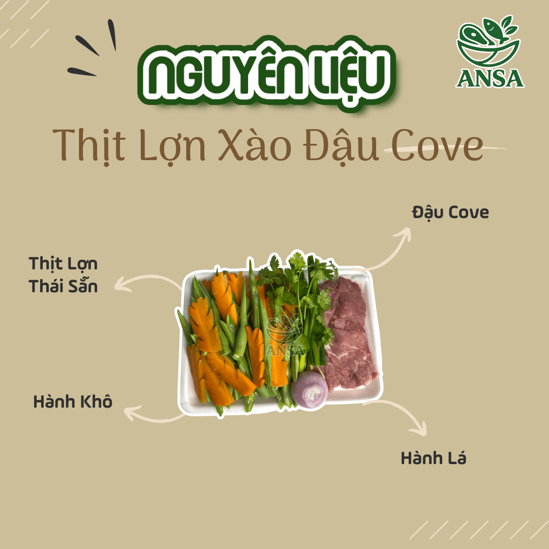 Thịt Lợn Xào Đậu Cove - Image 2